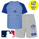 y+N[|zyxr[ELbYTCYi0-4Ηpjz MLBItBV LbYp㉺2_ZbgAbv qp㉺Zbg erY ggEu[WFCY Toronto Blue Jays T-Shirt and Shorts Set