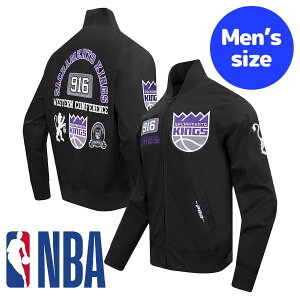 【送料無料】 NBA公式 メンズ ボンバージャケット スタジャン MA-1 アウター サクラメント・キングス Sacramento Kings Area Code Twill Full-Zip Jacket