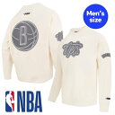 【送料無料】 NBA公式 オフィシャル メンズ トレーナー 長袖トップス Pro Standard プロスタンダード ブルックリン・ネッツ BROOKLYN N...