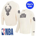 【送料無料】 NBA公式 オフィシャル メンズ トレーナー 長袖トップス Pro Standard プロスタンダード ミルウォーキー・バックス MILWAUKE...