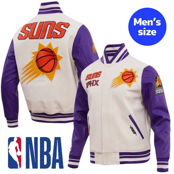NBA フェニックスサンズ フェイクレザージャケット 【公式通販】