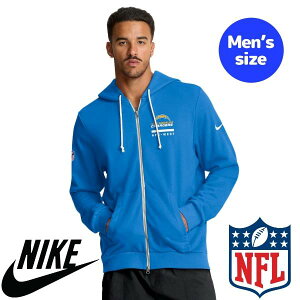 【送料無料】 NFL公式 メンズ パーカー 長袖トップス トレーナー フーディー ナイキ Nike ロサンゼルス・チャージャーズ Los Angeles Chargers Nike Sideline Standard Issue Utility Player Dri-FIT Full-Zip Hoodie