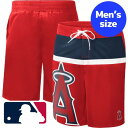 【送料無料】 MLB公式 メジャーリーグ メンズ スイムウェア 海水パンツ 海パン スイムトランクス 海水浴 ビーチ プール ロサンゼルス・エンゼルス 大谷翔平...
