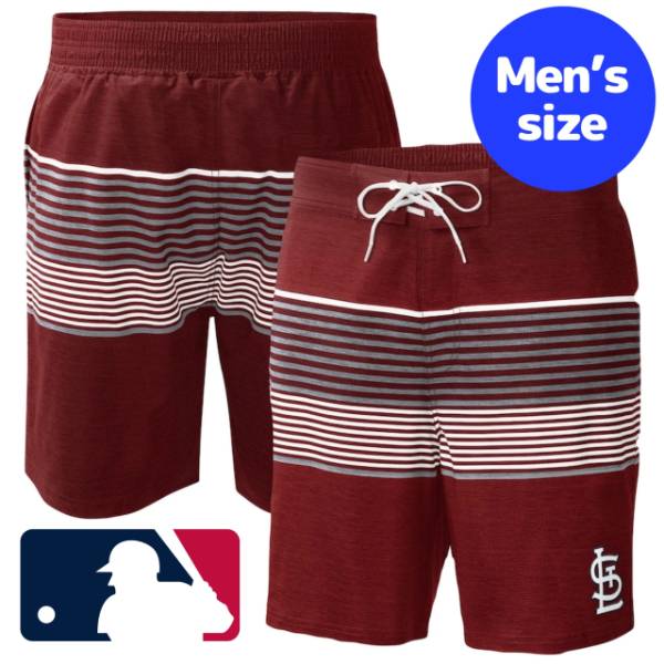 【送料無料】 MLB公式 メジャーリーグ メンズ スイムウェア 海水パンツ 海パン ビーチ プール セントルイス・カージナルス ヌートバー St. Louis Cardinals Coastline Volley Swim Shorts