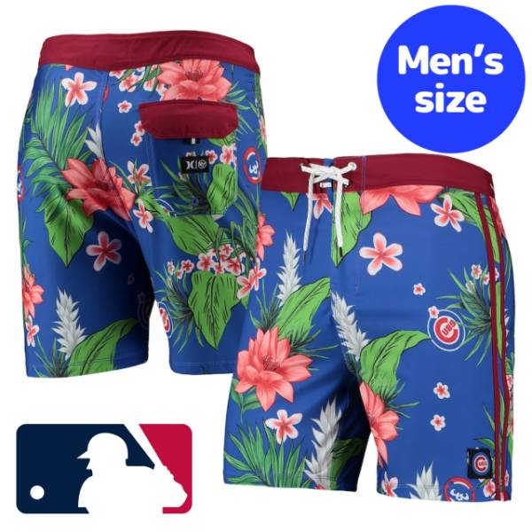 【送料無料】 MLB公式 メジャーリーグ メンズ スイムウェア 海水パンツ 海パン スイムトランクス 海水浴 ビーチ プール シカゴ・カブス 今永昇太 鈴木誠也 Chicago Cubs Tailgate Swim Shorts