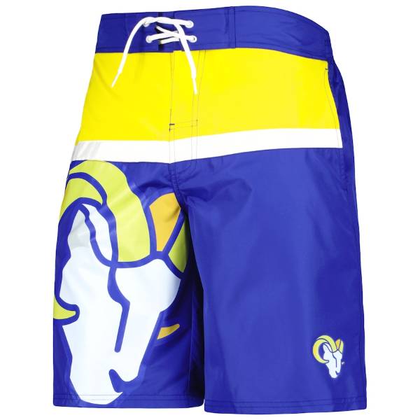 【送料無料】 NFL公式 アメフト メンズ スイムウェア 海水パンツ 海パン スイムスーツ スイムトランクス 海水浴 ビーチ プール ロサンゼルス・ラムズ Los Angeles Rams Sea Wind Swim Trunks