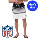【送料無料】 NFL公式 アメフト メンズ スイムウェア 海水パンツ 海パン スイムトランクス 海水浴 ビーチ プール ラスベガス・レイダース Las Vega...