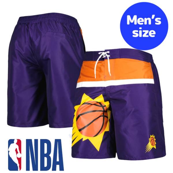 【送料無料】 NBA公式 メンズ スイムウェア 海水パンツ 海パン スイムスーツ スイムトランクス 海水浴 ビーチ プール フェニックス・サンズ Phoenix Suns Sea Wind Swim Trunks