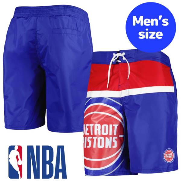 【送料無料】 NBA公式 メンズ スイムウェア 海水パンツ 海パン スイムスーツ スイムトランクス 海水浴 ビーチ プール デトロイト・ピストンズ Detroit Pistons Sea Wind Swim Trunks