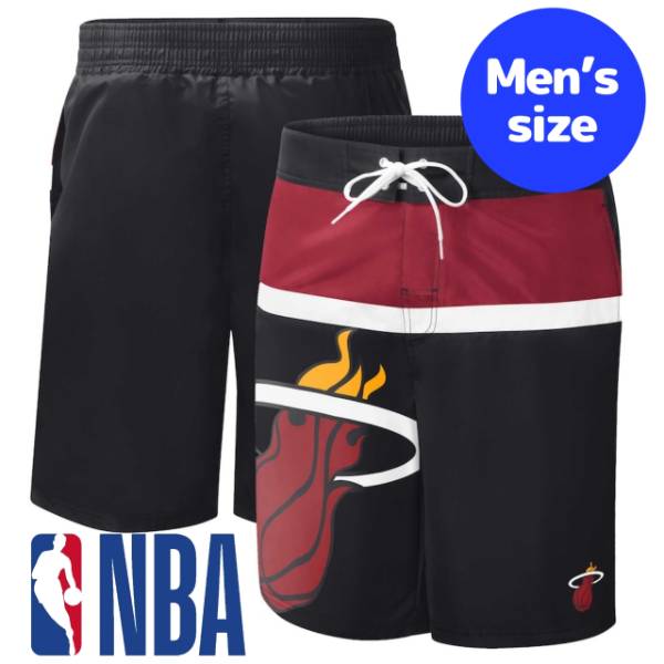 【送料無料】 NBA公式 メンズ スイムウェア 海水パンツ 海パン スイムスーツ スイムトランクス 海水浴 ビーチ プール マイアミ・ヒート Miami Heat Sea Wind Swim Trunks