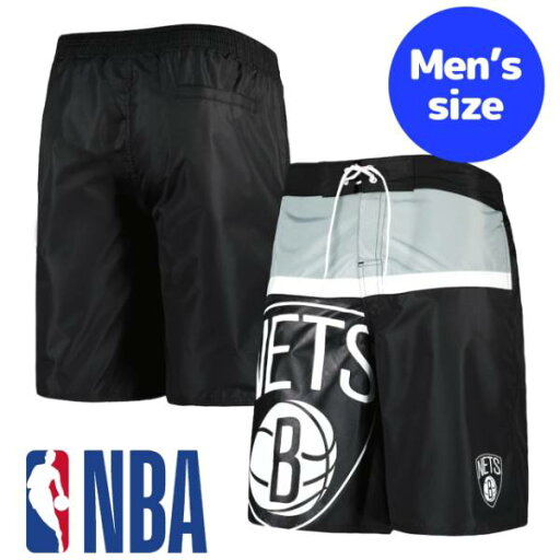 【送料無料】 NBA公式 メンズ スイムウェア 海水パンツ 海パン スイムスーツ スイムトランクス 海水浴 ビーチ プール ブルックリン・ネッツ Brooklyn Nets Sea Wind Swim Trunks 【送料無料】 NBA公式 メンズ スイムウェア 海水パンツ 海パン スイムスーツ スイムトランクス 海水浴 ビーチ プール ブルックリン・ネッツ Brooklyn Nets Sea Wind Swim Trunks