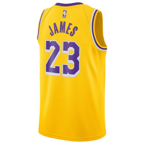 【送料無料+最大6％割引クーポン】 nike ナイキ 【メンズサイズ】 NBA Swingman Jersey （Los Angeles Lakers/Lebron James/Amarillo） スウィングマンジャージ ユニフォーム レブロン・ジェームズ