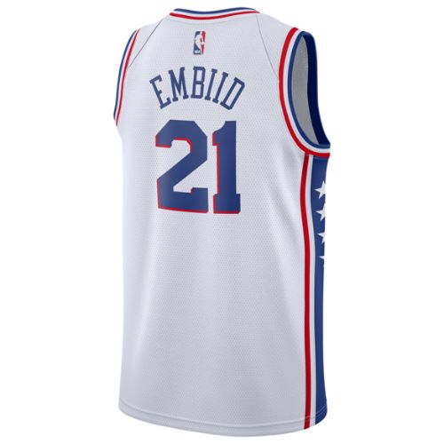 【送料無料+最大6％割引クーポン】nike ナイキ 【メンズサイズ】 NBA Swingman Jersey （Philadelphia 76ers/Joel Embiid/White） スウィングマンジャージ ユニフォーム ジョエル・エンビード