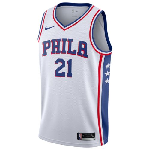 【送料無料+最大6％割引クーポン】nike ナイキ 【メンズサイズ】 NBA Swingman Jersey （Philadelphia 76ers/Joel Embiid/White） スウィングマンジャージ ユニフォーム ジョエル・エンビード