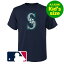 【送料無料+割引クーポン】【大人もOK★キッズサイズ】 MLBオフィシャル キッズ用Tシャツ 子供用半袖トップス イチロー シアトル・マリナーズ Seattle Mariners Logo Primary Team T-Shirt