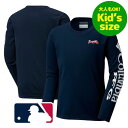 【送料無料】【大人もOK★キッズサイズ】 MLB公式 コロンビア Columbia キッズ用長袖Tシャツ 子供用ロンT 長袖トップス アトランタ・ブレーブス A...