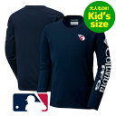 【送料無料】【大人もOK★キッズサイズ】 MLBオフィシャル コロンビア Columbia キッズ用長袖Tシャツ 子供用ロンT 長袖トップス クリーブランド・ガ...
