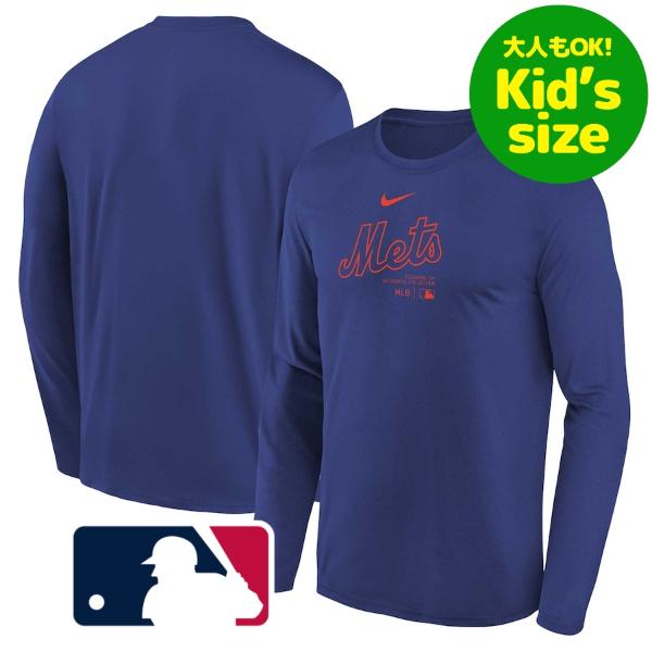 y+N[|zylOKLbYTCYz MLBItBV nike iCL LbYpTVc qpT gbvX  j[[NEbc New York Mets L/S T-Shirt