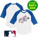 【送料無料】【大人もOK★キッズサイズ】 MLBオフィシャル キッズ用七分袖Tシャツ 子供用トップス 大谷翔平 山本由伸 ロサンゼルス・ドジャース Los An...