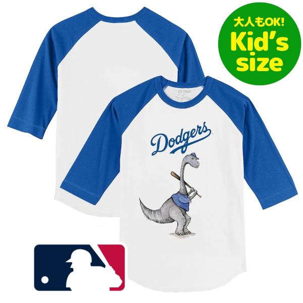 y+N[|zylOKLbYTCYz MLBItBV LbYpTVc qpgbvX Jĕ R{RL T[XEhW[X Los Angeles Dodgers Tiny Turnip Raglan T-Shirt