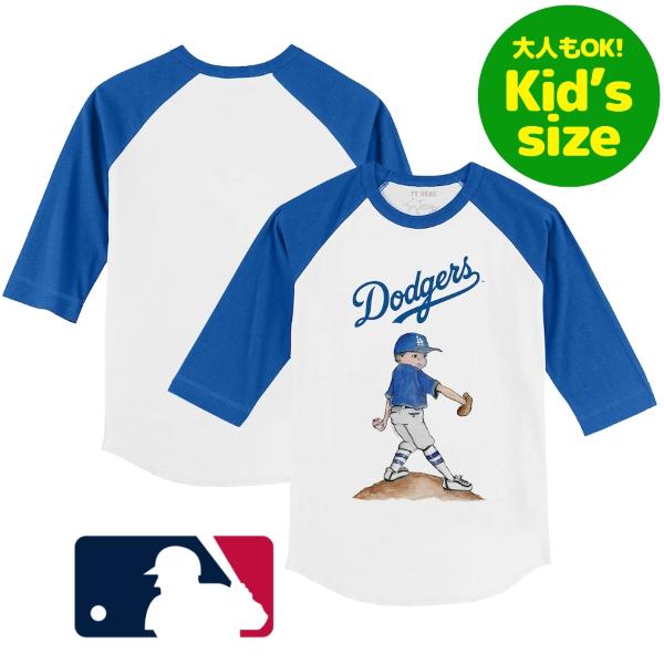 y+N[|zylOKLbYTCYz MLBItBV LbYpTVc qpgbvX Jĕ R{RL T[XEhW[X Los Angeles Dodgers Tiny Turnip Raglan T-Shirt