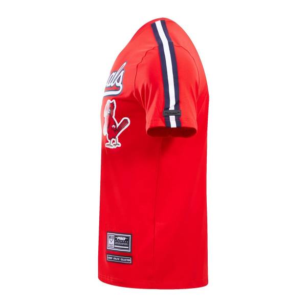 【送料無料】 Pro Standard プロスタンダード MLBオフィシャル メジャーリーグ公式 メンズ Tシャツ 半袖トップス ヌートバー セントルイス・カージナルス ST. LOUIS CARDINALS LOGO PRO TEAM TAPING TOP T-SHIRT