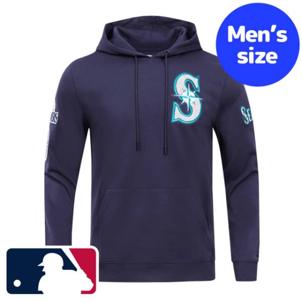 【送料無料】 Pro Standard プロスタンダード MLBオフィシャル メジャーリーグ公式 メンズ パーカー フーディー 長袖トップス イチロー シアトル・マリナーズ SEATTLE MARINERS CLASSIC CHENILLE HOODIE