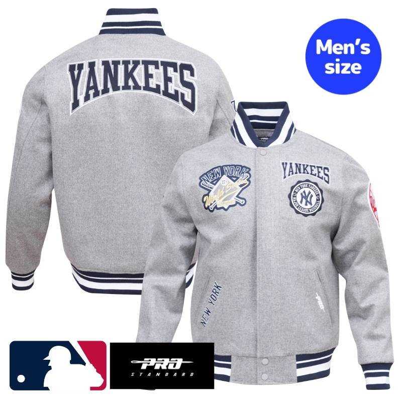 【送料無料】 MLB公式 正規品 メンズ アウター スタジャン ジャケット ニューヨーク・ヤンキース ジャッジ NEW YORK YANKEES CREST EMBLEM RIB WOOL VARSITY JACKET プロスタンダード Pro Standard