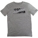 【P5倍+送料無料】nike ナイキ 【ジュニア・ボーイズサイズ】 グレーxブラックBIG WAVE JORDAN半袖Tシャツ エア・ジョーダン Air Jordan マイケルジョーダン NBA ストリートファッション 【楽ギフ_包装選択】