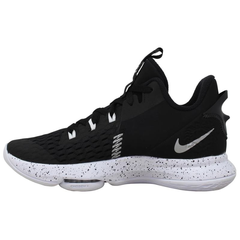 【送料無料+割引クーポン】【メンズ】 ナイキ Nike LeBron Witness 5 (Black/Metallic Silver-White） CQ9380-001 ウィットネス V スニーカー 靴 バッシュ バスケットボールシューズ レブロン・ジェームズ Los Angeles Lakers ロサンゼルス・レイカーズ NBA 3