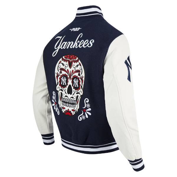 【送料無料】 MLB公式 メジャーリーグオフィシャル メンズ スタジャン アウター バーシティジャケット ジャッジ ソト ニューヨーク・ヤンキース NEW YORK YANKEES SUGAR SKULL RIB WOOL VARSITY JACKET