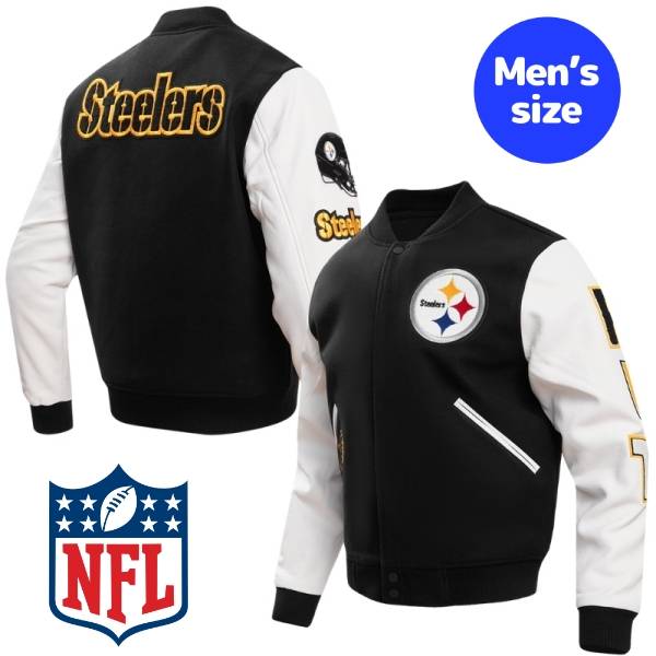 【送料無料】 Pro Standard プロスタンダード NFL公式 メンズ アウター バーシティジャケット スタジャン アメフト ピッツバーグ・スティーラーズ PITTSBURGH STEELERS CLASSIC WOOL VARSITY JACKET