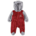 【送料無料】 NCAAオフィシャル Penn State Nittany Lions モコモコフリースフード付き防寒カバーオール(Navy/Gray) ベビー用...
