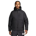 【送料無料+割引クーポン】【メンズ・Men's】 ナイキ Nike Sportswear Therma-FIT Legacy Hooded Jacket（Black/Black/Black） ジャケット アウター ジャンパー コート