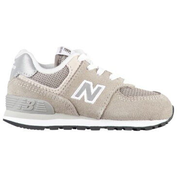 【送料無料◎クーポン対象】【海外限定】 ニューバランス 【ベビー・キッズ（11.0-16.0cm）】 New Balance 574 Classic（Grey/Grey） スニーカー 子供靴 出産祝い