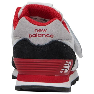 【送料無料◎クーポン対象】【海外限定】 ニューバランス 【ベビー・キッズ（11.0-16.0cm）】 New Balance 574 Classic（White/Black/Team Red） スニーカー 子供靴 出産祝い