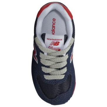 【送料無料◎クーポン対象】【海外限定】 ニューバランス 【ベビー・キッズ（11.0-16.0cm）】 New Balance 574 Classic（Navy/Red） スニーカー 子供靴 出産祝い