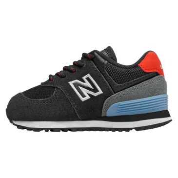 【送料無料◎クーポン対象】【海外限定】 ニューバランス 【ベビー・キッズ（11.0-16.0cm）】 New Balance 574 Classic（Black/Black/Velocity Red） スニーカー 子供靴 出産祝い