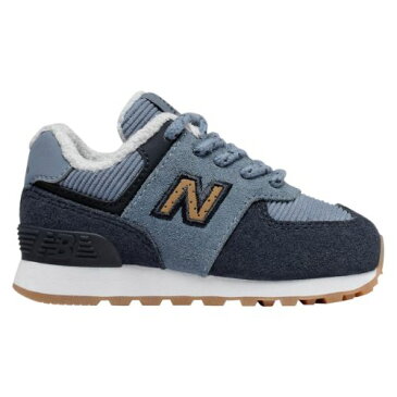 【送料無料◎クーポン対象】【海外限定】 ニューバランス 【ベビー・キッズ（11.0-16.0cm）】 New Balance 574 Classic（Chambray/Eclipse） スニーカー 子供靴 出産祝い