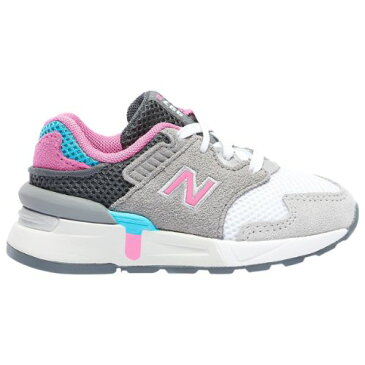 【送料無料◎クーポン対象】【海外限定】 ニューバランス 【ベビー・キッズ（11.0-16.0cm）】 New Balance 997 Sport（Gunmetal/Light Carnival） スニーカー 子供靴 出産祝い