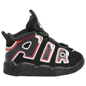 【送料無料◎クーポン対象】【海外限定】 nike ナイキ 【ベビー・キッズ（8.0-16.0cm）】 Nike Air Max Uptempo （Black/White/Crimson） スニーカー 子供靴 出産祝い アップテンポ モアテン