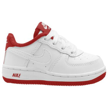 【送料無料☆割引クーポン対象】【海外限定】 nike ナイキ 【ベビー・キッズ（8.0-16.0cm）】 Nike Air Force 1 Low （White/Team Red） スニーカー 子供靴 出産祝い エアフォースワン