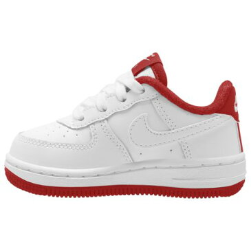【送料無料☆割引クーポン対象】【海外限定】 nike ナイキ 【ベビー・キッズ（8.0-16.0cm）】 Nike Air Force 1 Low （White/Team Red） スニーカー 子供靴 出産祝い エアフォースワン