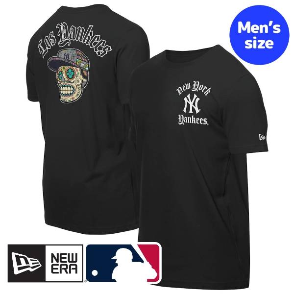 【送料無料】 MLB公式 メジャーリーグオフィシャル メンズ Tシャツ 半袖トップス ニューエラ New Era ジャッジ ニューヨーク・ヤンキース New York Yankees Sugar Skulls T-Shirt