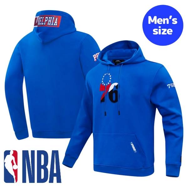 【送料無料】 NBA公式 メンズ パーカー フーディー トレーナー 長袖トップス プロスタンダード Pro Standard フィラデルフィア・セブンティシクサーズ Philadelphia 76ers Split Logo Pullover Hoodie