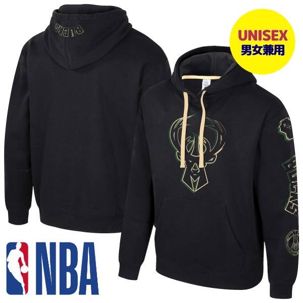 USåŷԾŹ㤨̵֡ NBA ˥å ˽  ǥ ѡ աǥ ȥ졼ʡ Ĺµȥåץ  å󥷥륺 Stadium Essentials ߥ륦Хå Milwaukee Bucks Unisex Elementized Pullover HoodieפβǤʤ35,530ߤˤʤޤ