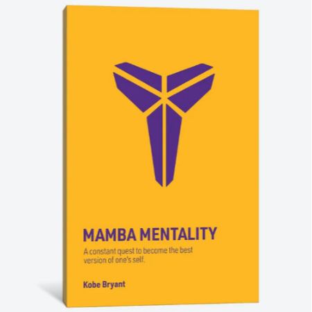 【送料無料 割引クーポン】 お洒落なオマージュアート Mamba Mentality (Gold/ Purple) コービー ブライアント Kobe Bryant NBA キャンバスアート 絵画 インテリア 模様替え