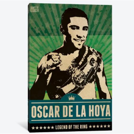 【送料無料】 お洒落なオマージュアート Oscar De La Hoya オスカー・デ・ラ・ホーヤ キャンバスアート 絵画 インテリア 模様替え 引越し祝い 新築祝い 開店祝い ギフト プレゼント