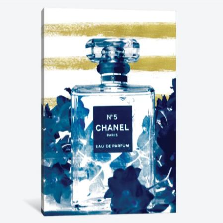 【送料無料+割引クーポン】 お洒落なオマージュアート Blue Perfume Bottle シャネル CHANEL キャンバスアート 絵画 インテリア 模様替え 引越し祝い 新築祝い 開店祝い ギフト プレゼント