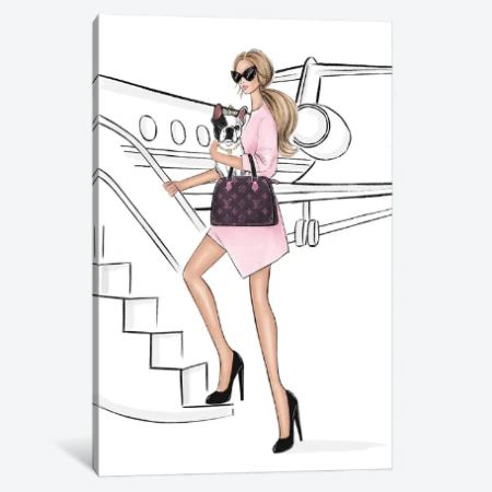 ̵+ݥ ޯʥޡ奢 Blonde Girl With Dog And Airplane 륤ȥ L...